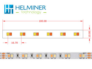 QUALITYFLEX Individual LED-Flexplatine TunableWhite, 5 m, CRI > 90, 19,2 W / m, IP00 Artikel-Nr. 15216004