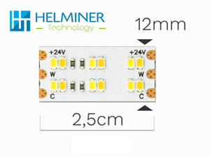 CCT LED STREIFEN 24V DUALWEISS 36W/M WARMWEISS + KALTWEISS