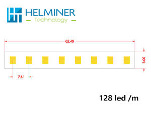 High efficiency 128 leds/m ErP B led strip light , Beleuchtung und Lichtsysteme für Spanndecken