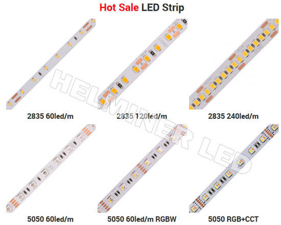     5 Meter LED Streifen 12V 3528 Warmweiss 3000K 9,6W & 120 Leds/M IP20  