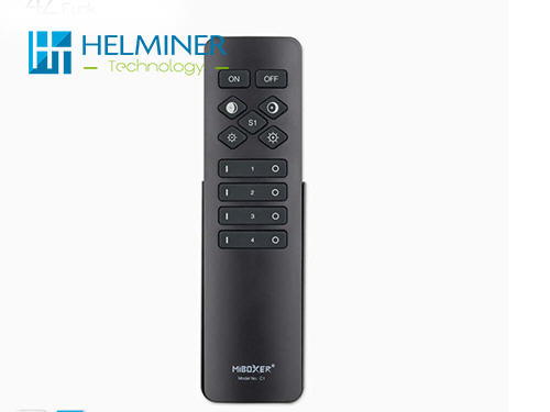  2,4G 4-Zonen CCT-LED Funk-Fernbedienung schwarz , MIBOXER C1 4-Zonen CCT Remote 