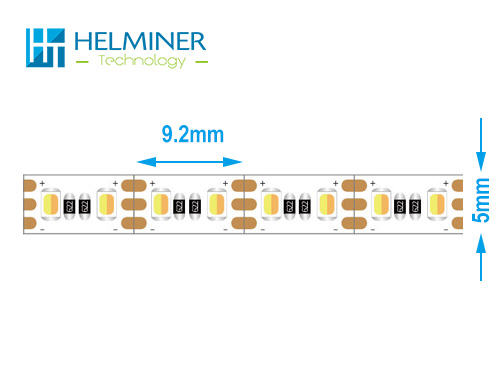  5mm Width  2025SMD   216 LEDs/m 2 IN 1 2700K ~ 65000K cct led Strip    