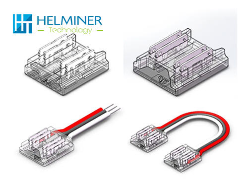 Solderless CCT color temperature adjustable LED Strip Connectors