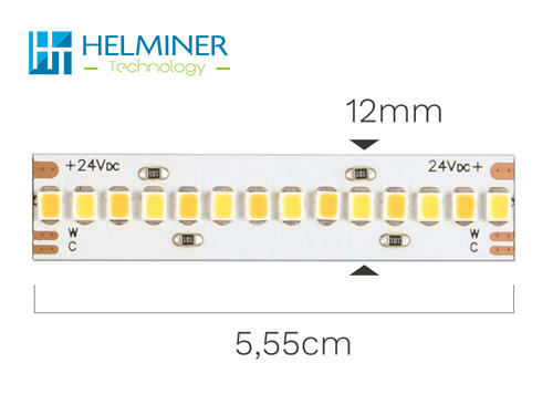   CCT LED Streifen 24V dualweiß 22W/m  warmweiß + kaltweiß   