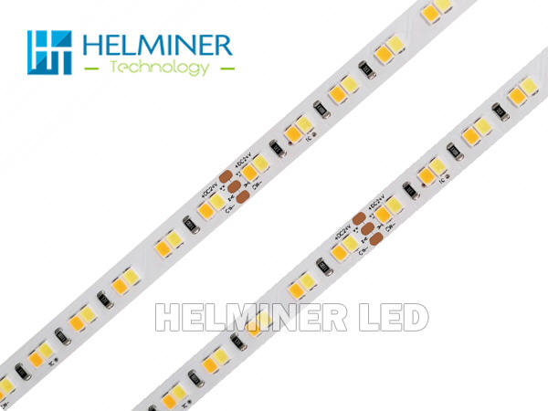   LED-Streifen mit einstellbarer Farbtemperatur (warmweiß / kaltweiß) Keine sichtbaren LEDs! Ein durchgehendes, einheitliches Lichtband    