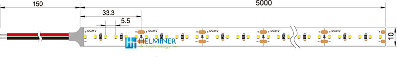  Strip 2216 LED neutral white (4000k) CRI 90  , LED Streifen, stromsparend, langlebig, flexibel 