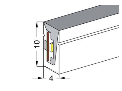  4*10 neon led strip 