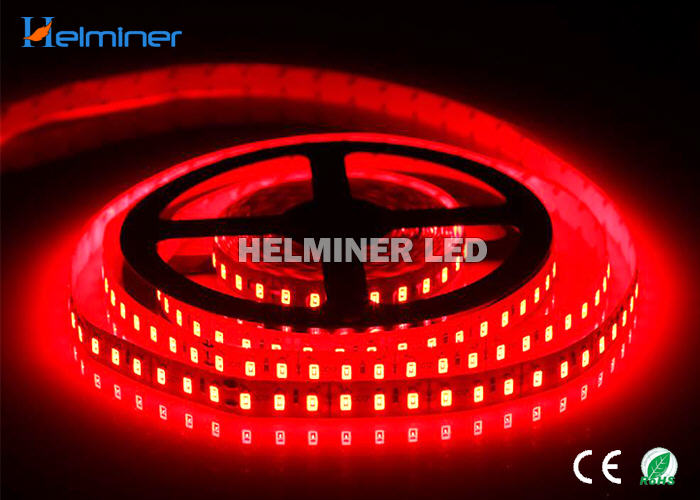  2835 120led 24v  red  flexible led strip ,  led tape extrusion light 