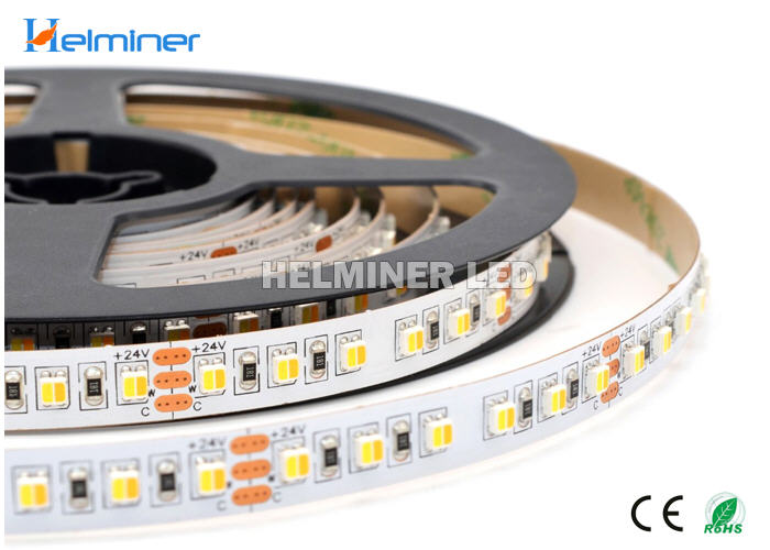 double white in 1 led 3528 variable cct LED strips , china cct led strips supplier