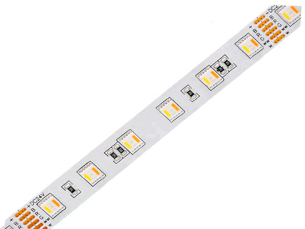 RGB2W LED Streifen 24V, LED Streifen - RGBW buntes, farbiges und weißes Licht nach Wunsch