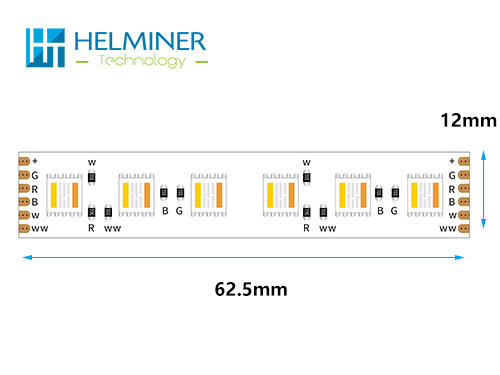  12mm 24V 96 LEDs /m  RGBWW LED Strip    